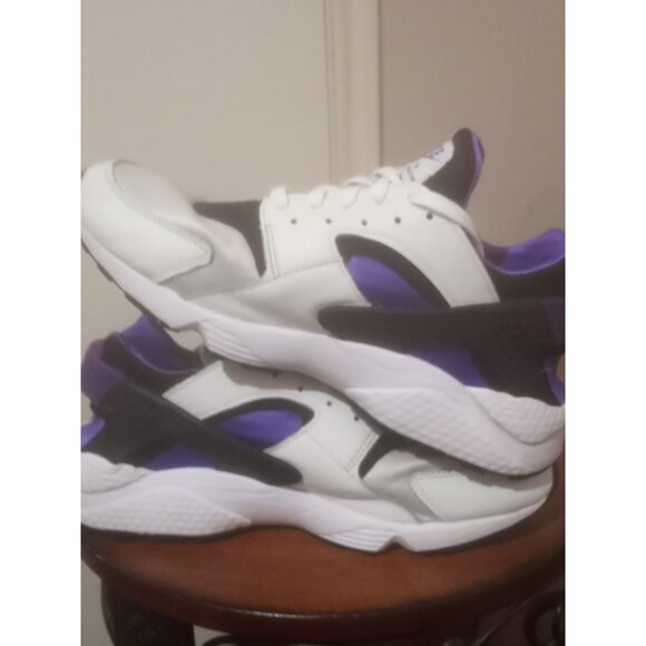 Nike Air Huarache Hyper Grape White Mens 11 Sneaker Shoes DD1068-108 - Picture 12 of 13